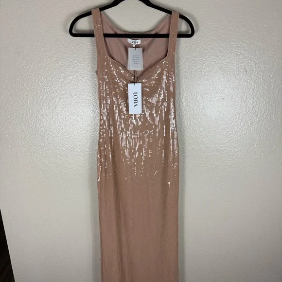 Loba Disa Maxi Dress in Nude - Picture 5 of 10